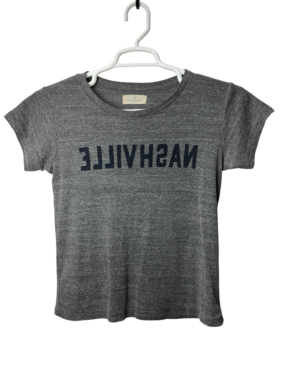 Imogene And Willie Nashville T Shirt Gray Womens Size XS Made In USA